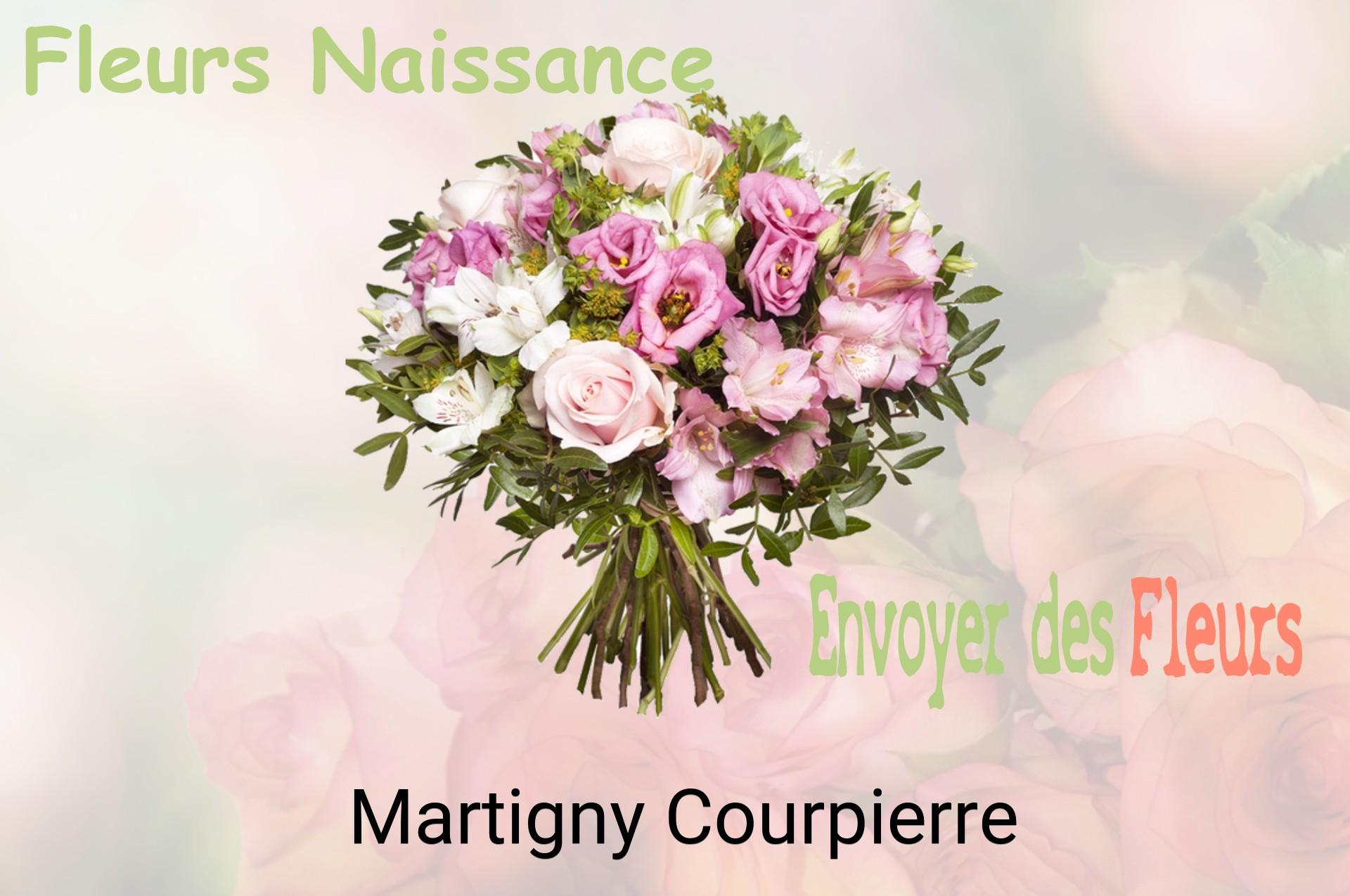 Bouquet de fleurs de naissance livré à Martigny-Courpierre